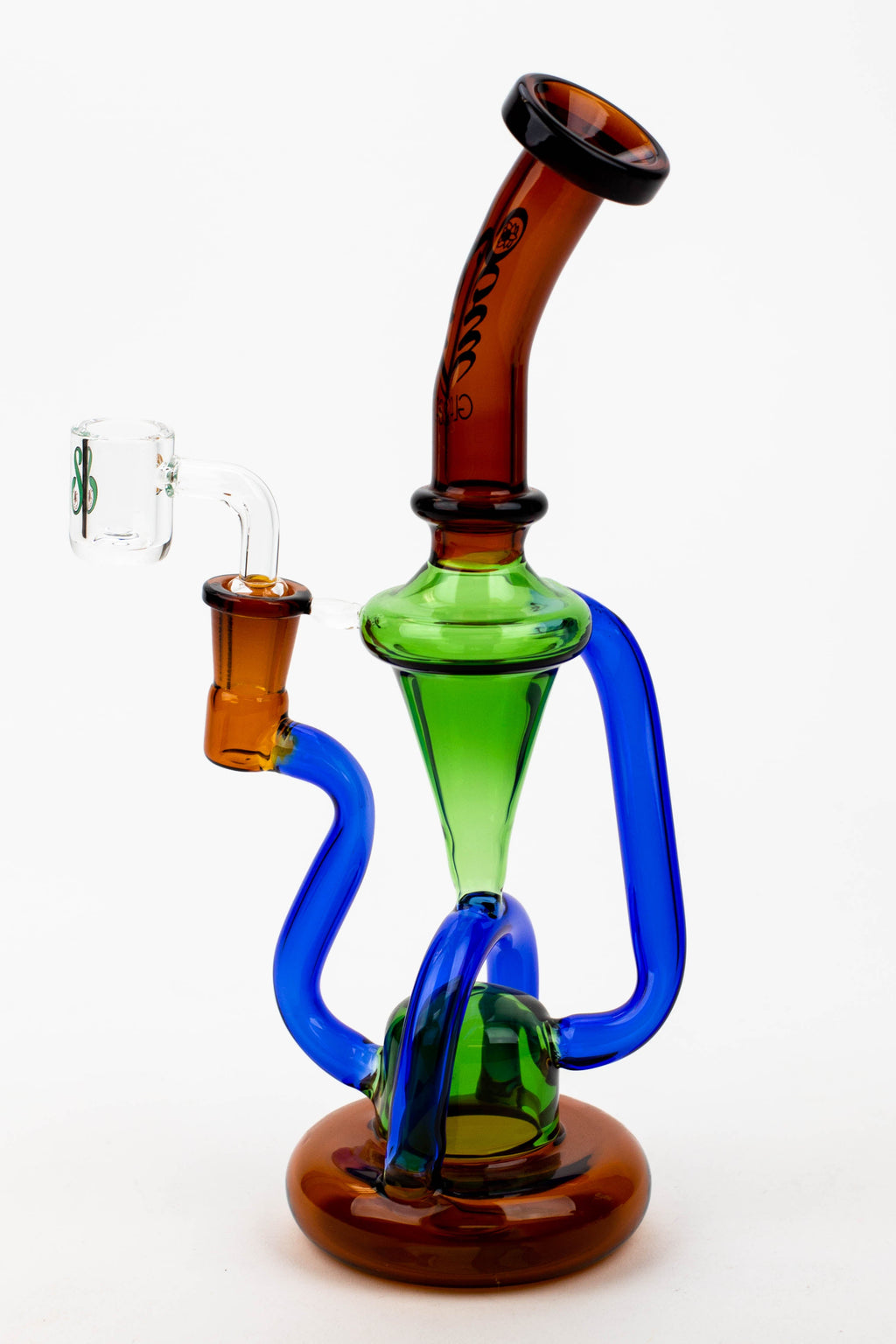 10" SOUL Glass 2-in-1 recycler [S2062]