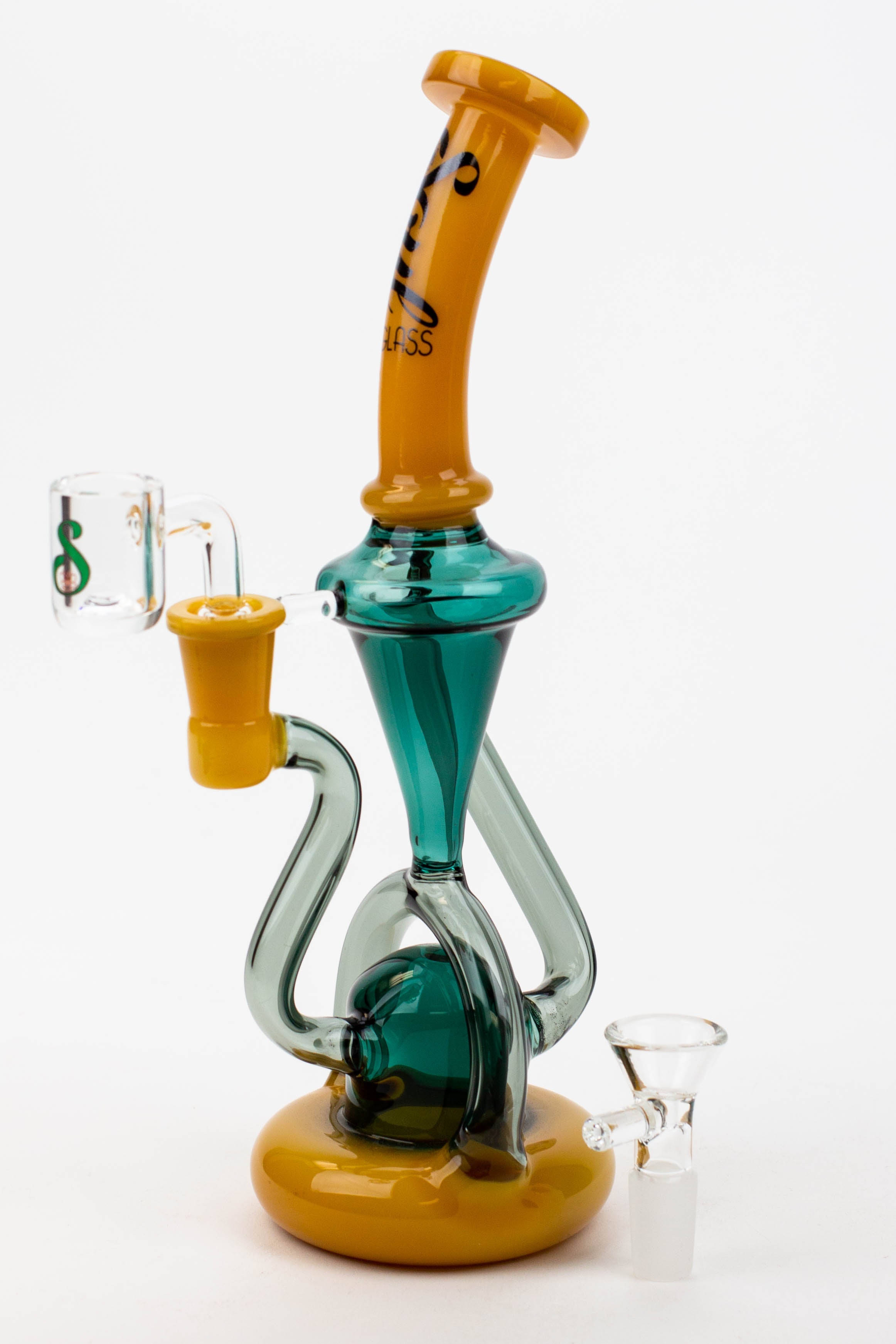 10" SOUL Glass 2-in-1 recycler [S2062]